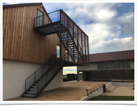 Escalier droit